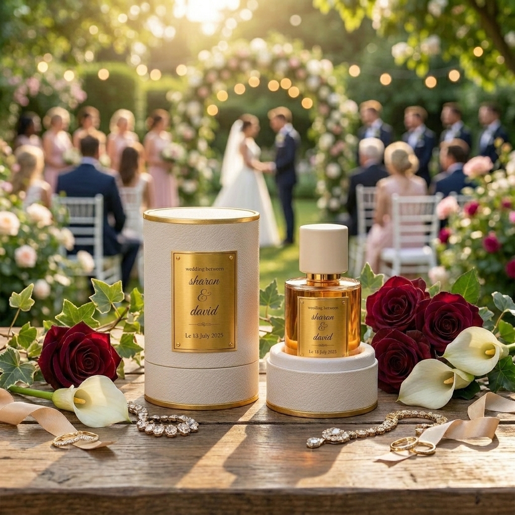 Personalized perfume wedding favor gift