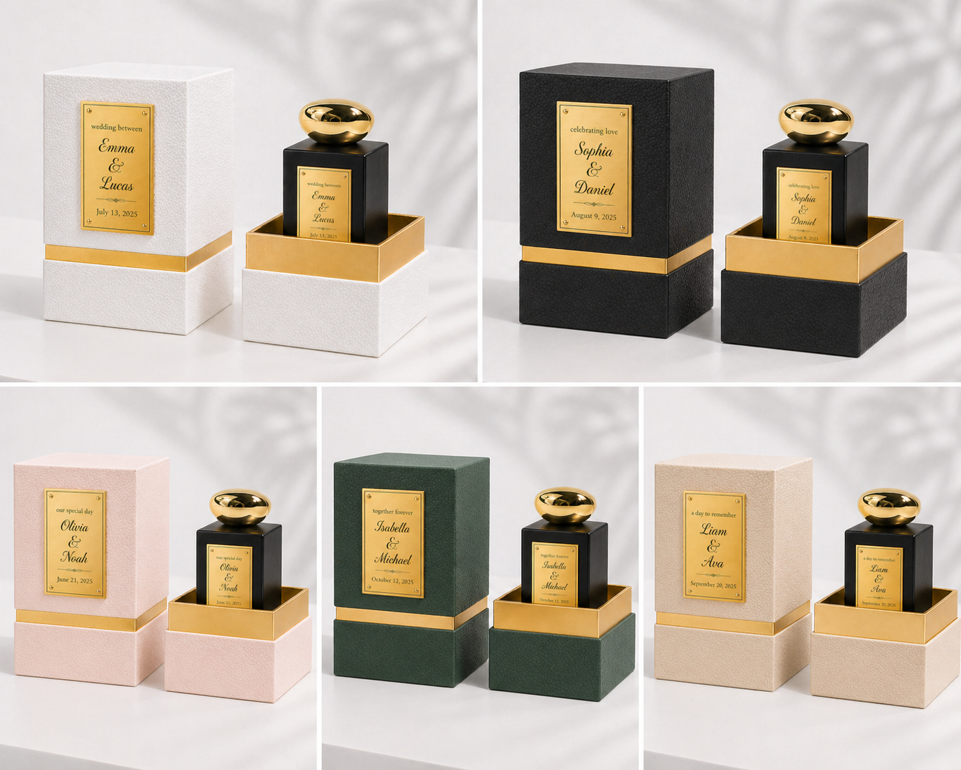 Wedding perfume favor prestige collection