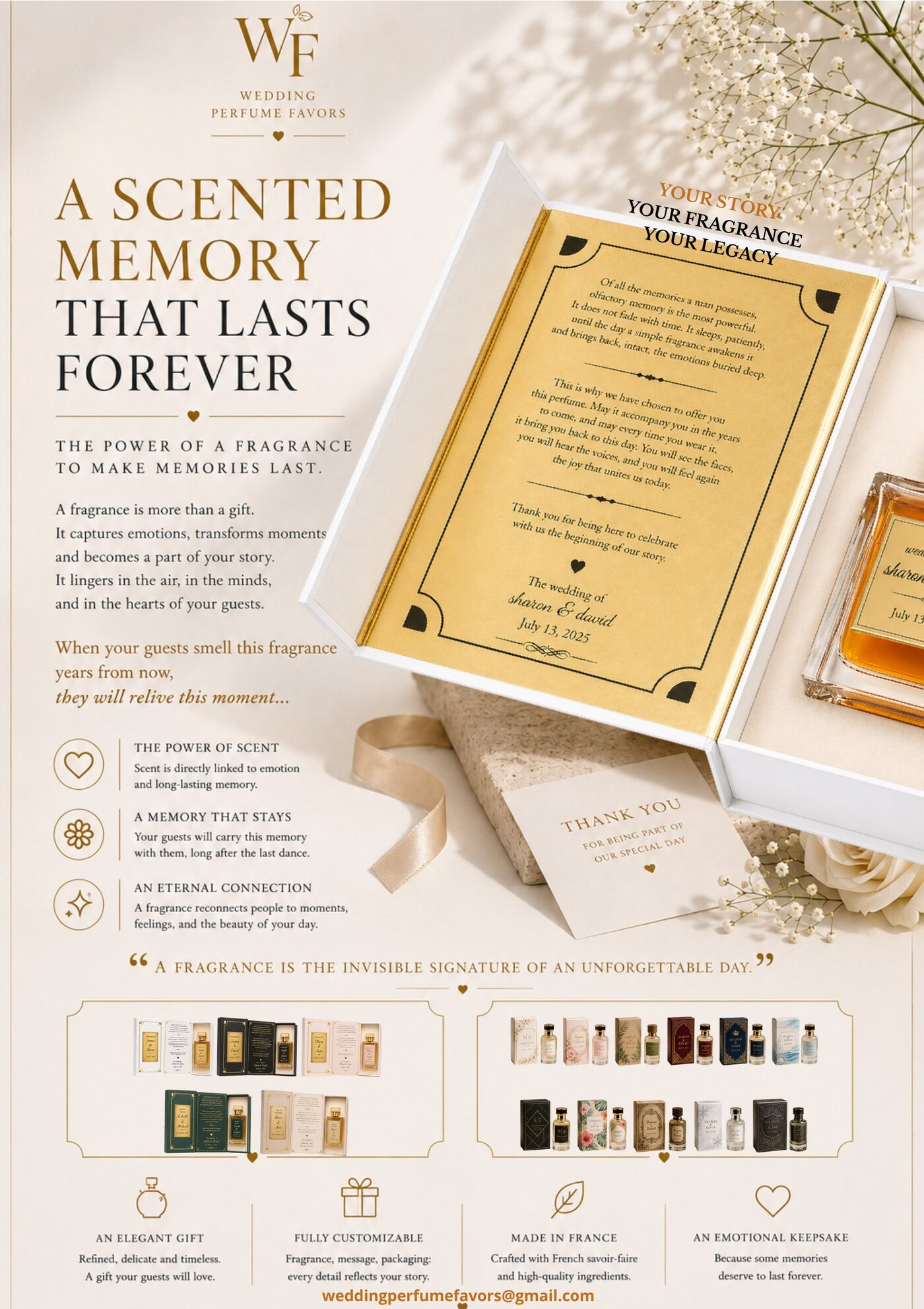 Wedding Perfume Favors catalogue — page 2 of luxury custom wedding favors
