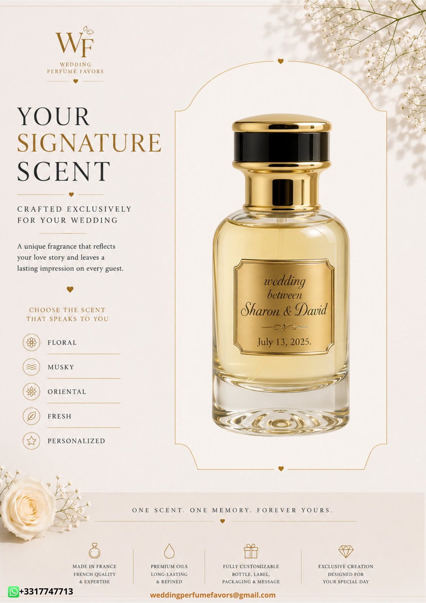 Wedding Perfume Favors catalogue — page 4 of luxury custom wedding favors