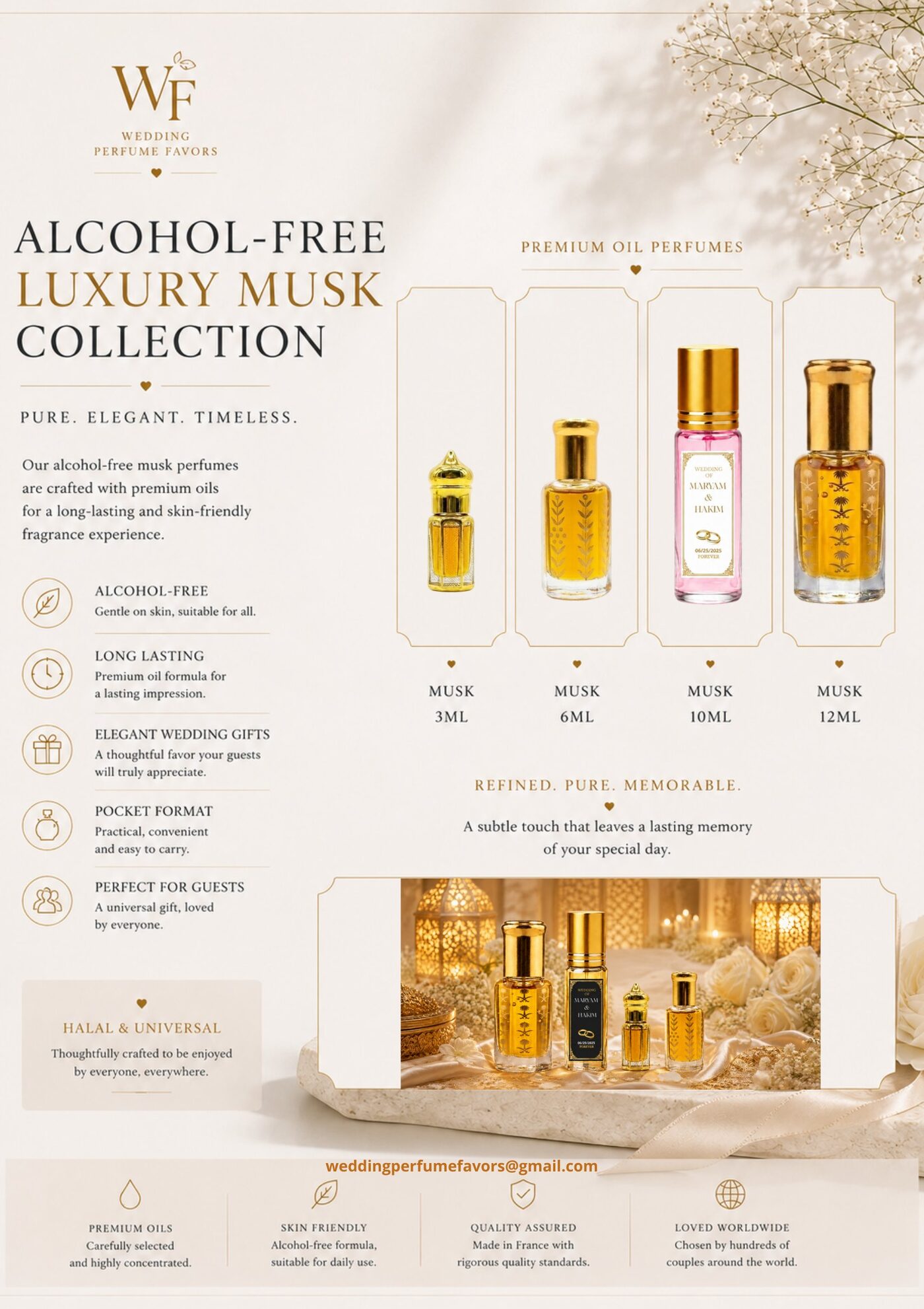 Wedding Perfume Favors catalogue — page 5 of luxury custom wedding favors