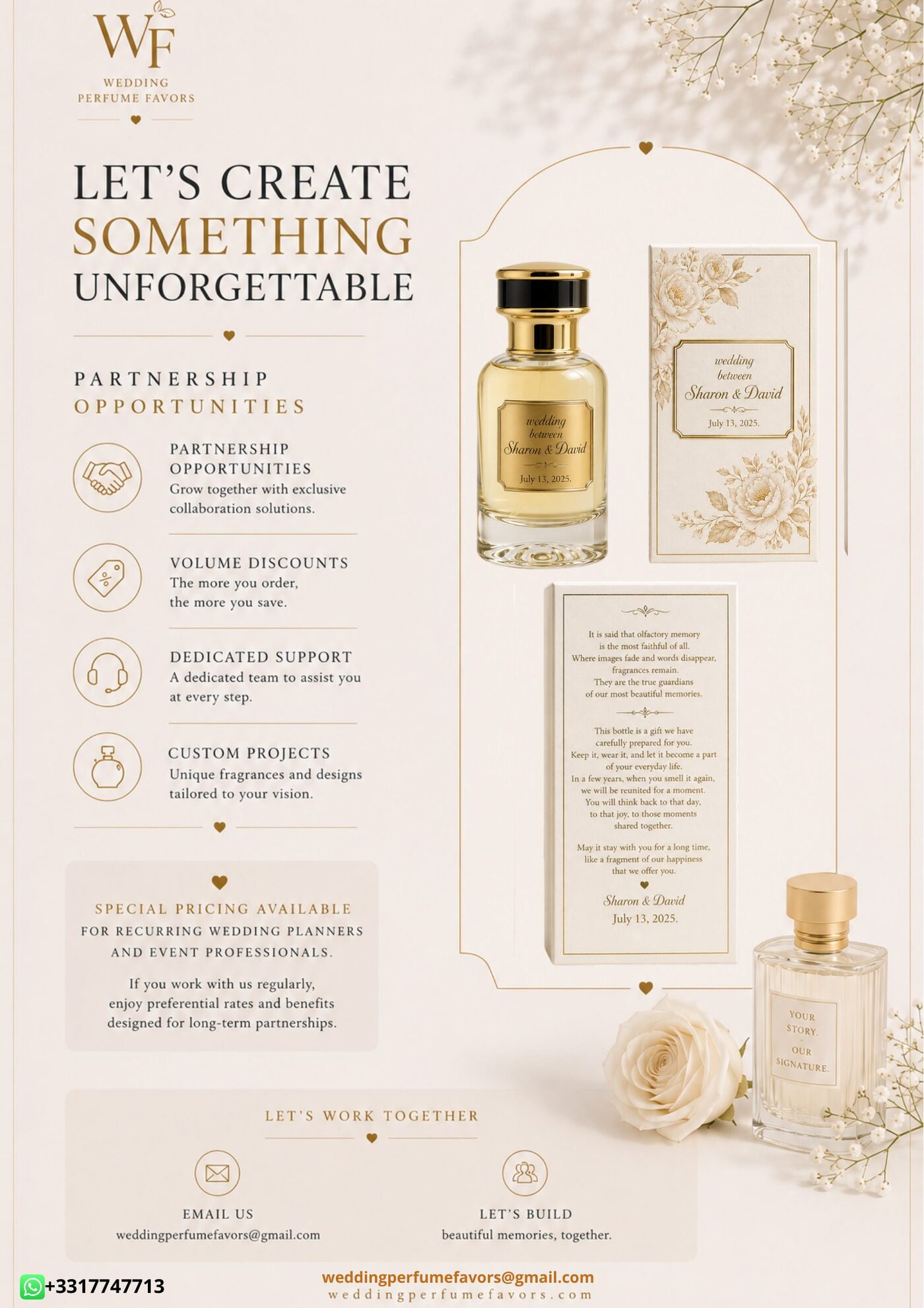 Wedding Perfume Favors catalogue — page 8 of luxury custom wedding favors